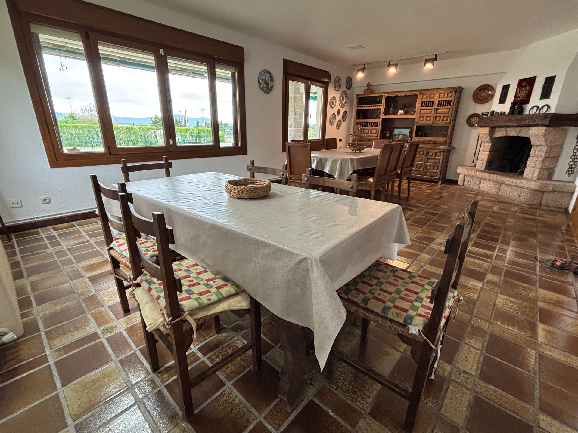 Comedor con vistas al campo